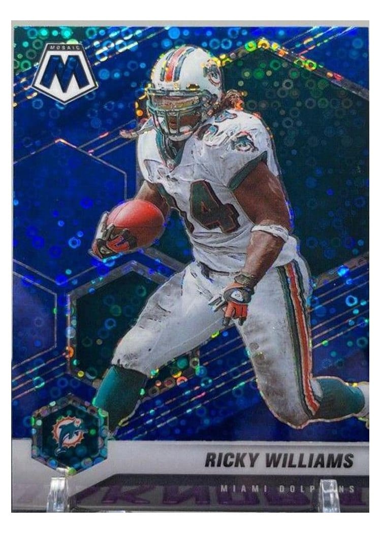 2021 Panini Mosaic Base Set Ricky Williams #124 card
