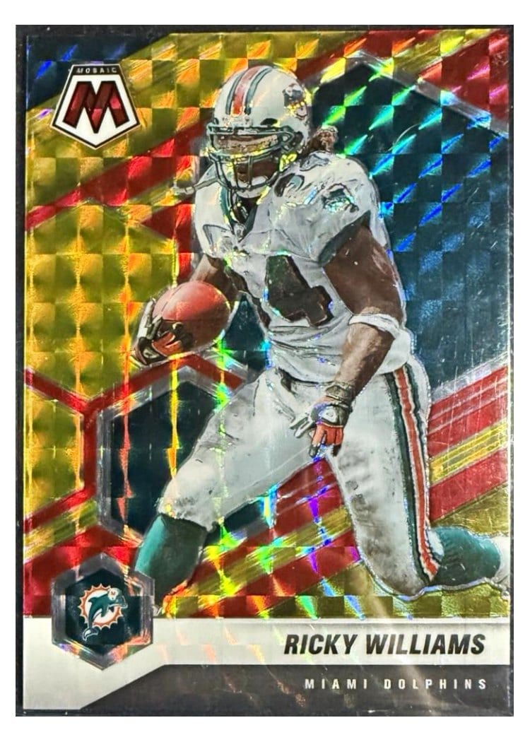 2021 Panini Mosaic Base Set Ricky Williams #124 card