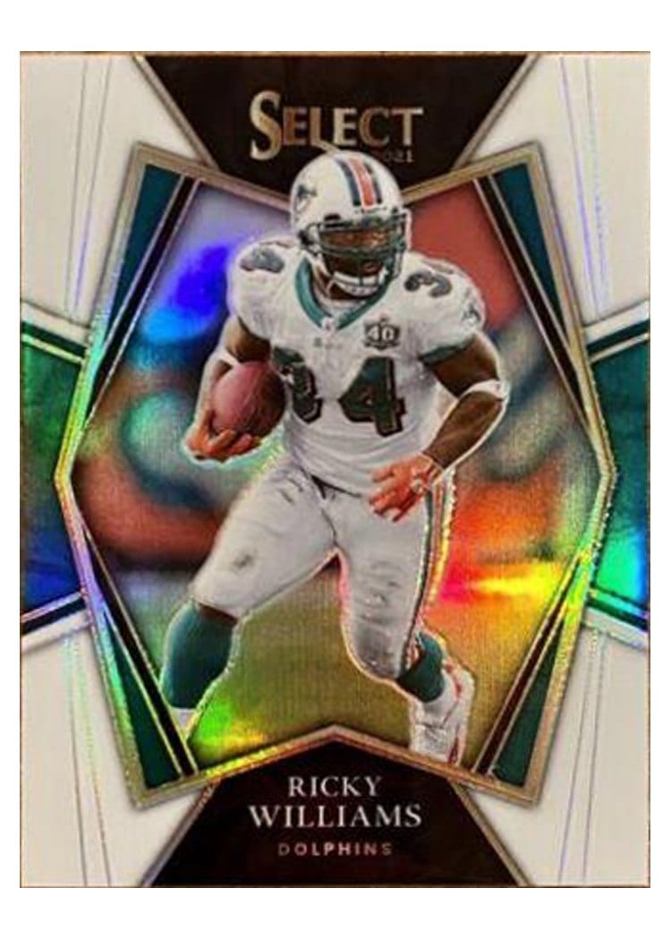 2021 Panini Select Base Set Ricky Williams #136 card