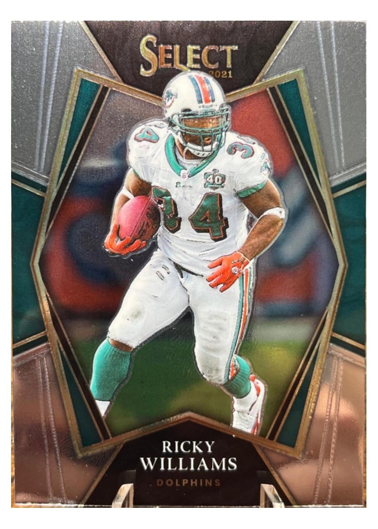 2021 Panini Select Base Set Ricky Williams #136 card