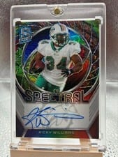 2024 Panini Spectra Spectral Signatures Ricky Williams #SS-RWS card