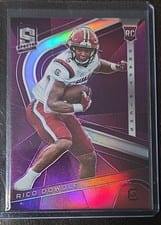 2020 Panini Chronicles Draft Picks Spectra Rico Dowdle #25 card
