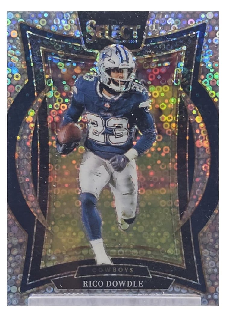2024 Panini Select Base Set Rico Dowdle Disco Prizm #90 card