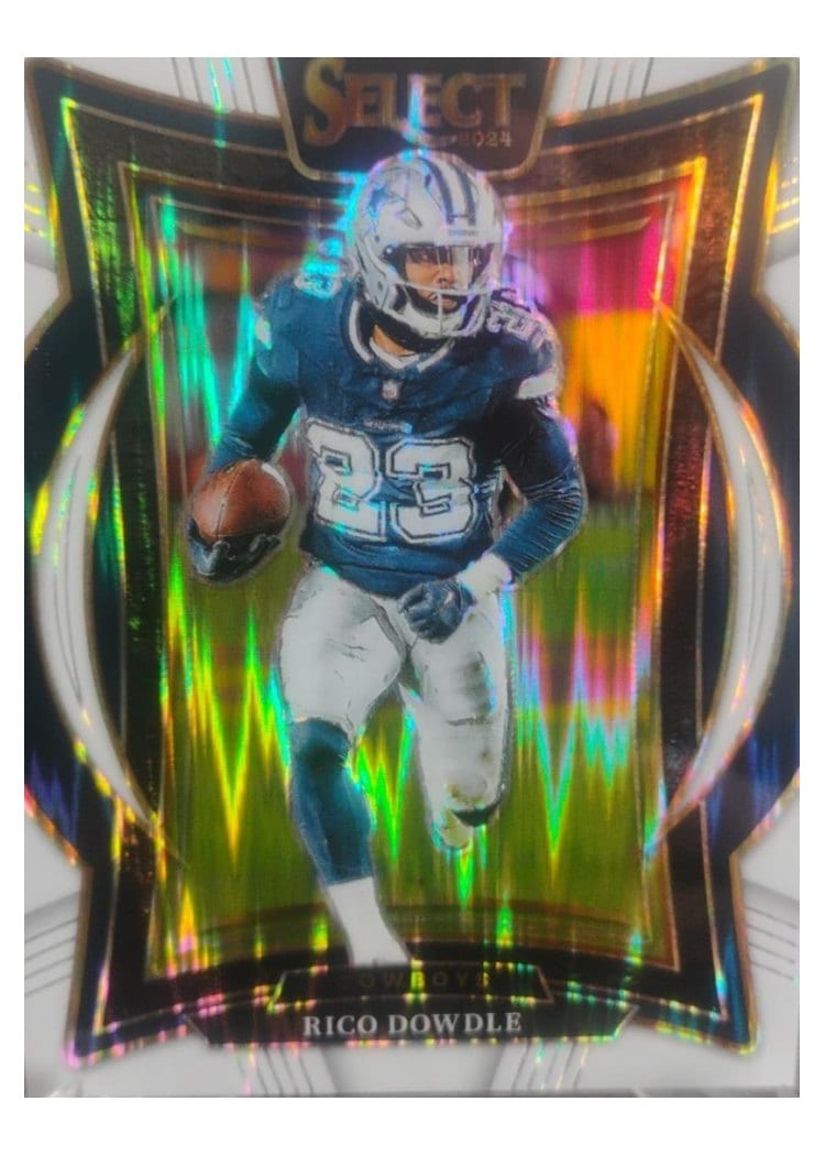 2024 Panini Select Base Set Rico Dowdle #90 card