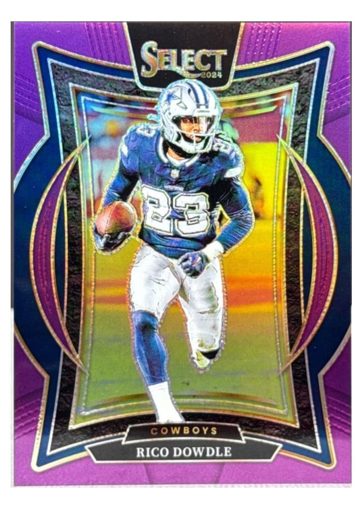 2024 Panini Select Base Set Rico Dowdle #90 card