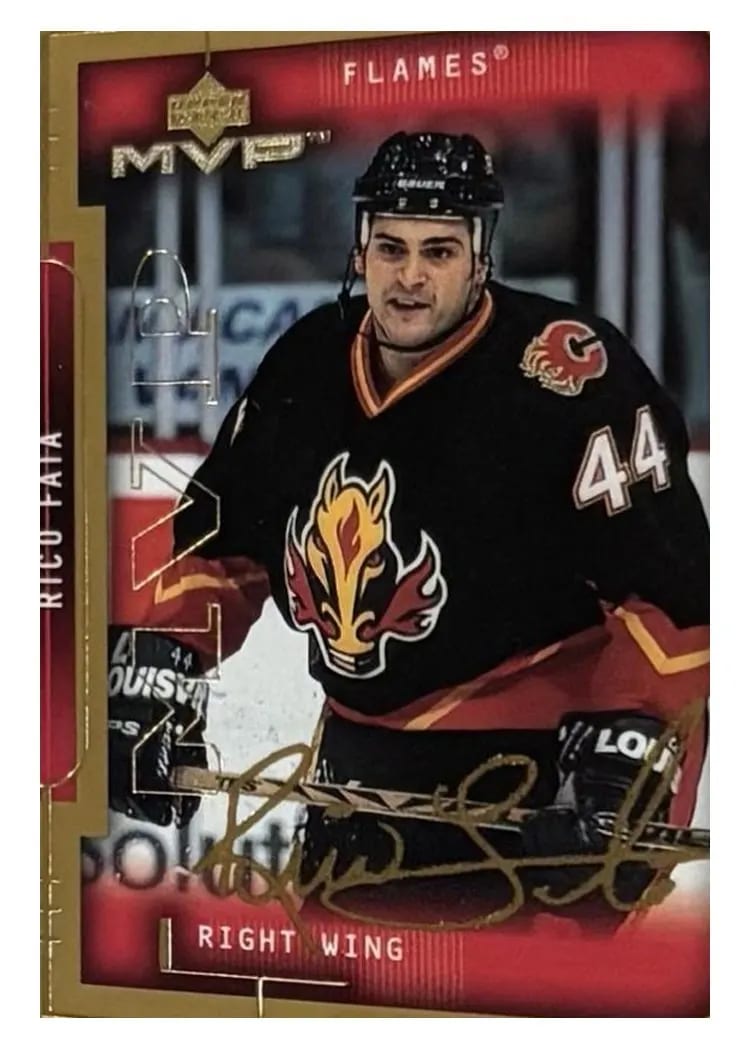 1999 Upper Deck MVP Rico Fata Gold Script #34 card