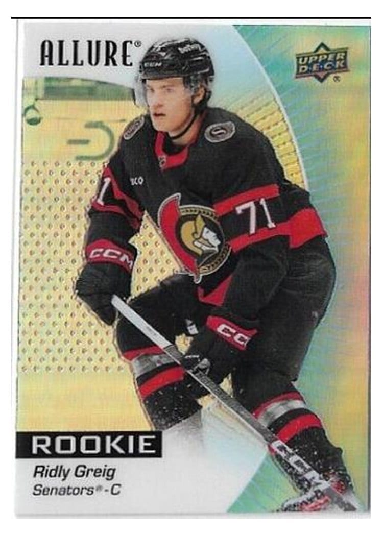 2023-24 Upper Deck Allure Base Set Ridly Greig #141 card