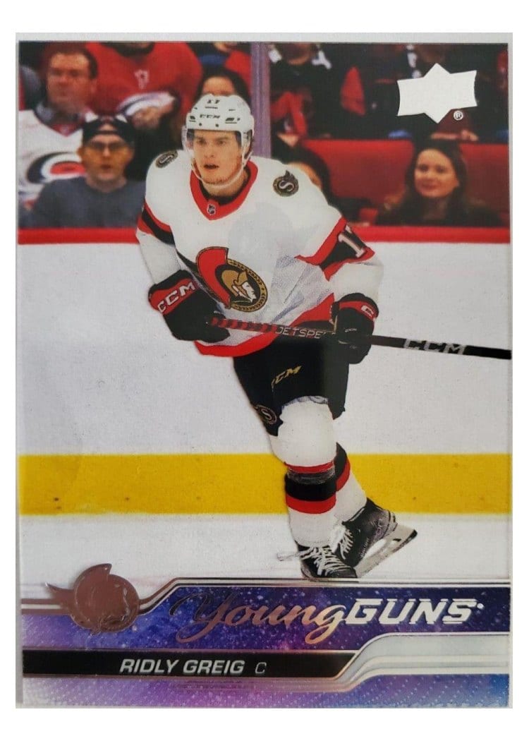 2023-24 Upper Deck Base Set Ridly Greig #212 card