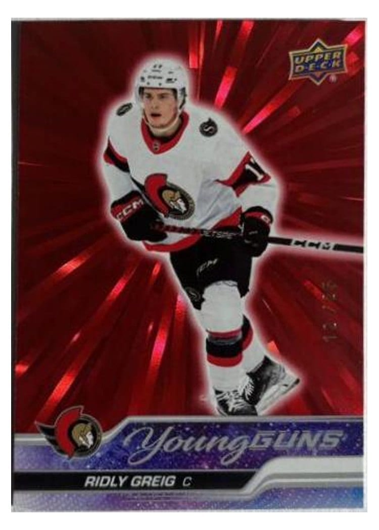 2023-24 Upper Deck Base Set Ridly Greig #212 card