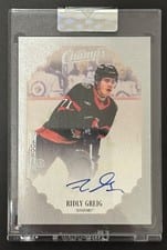 2023-24 Upper Deck Clear Cut Champs Autos Ridly Greig #C-RG card