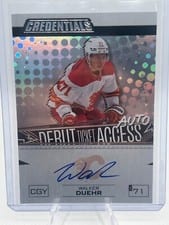 2023-24 Upper Deck Credentials Debut Ticket Access Autograph Ridly Greig #DTAA-RG card