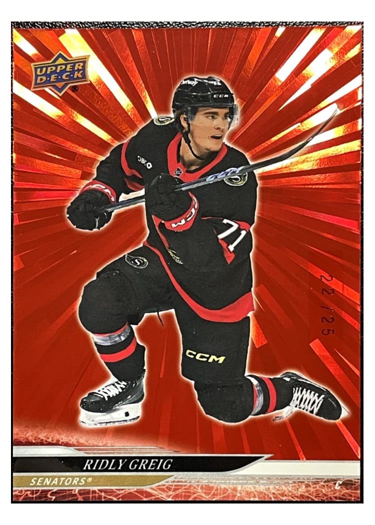2024-25 Upper Deck Base Set Ridly Greig #131 card