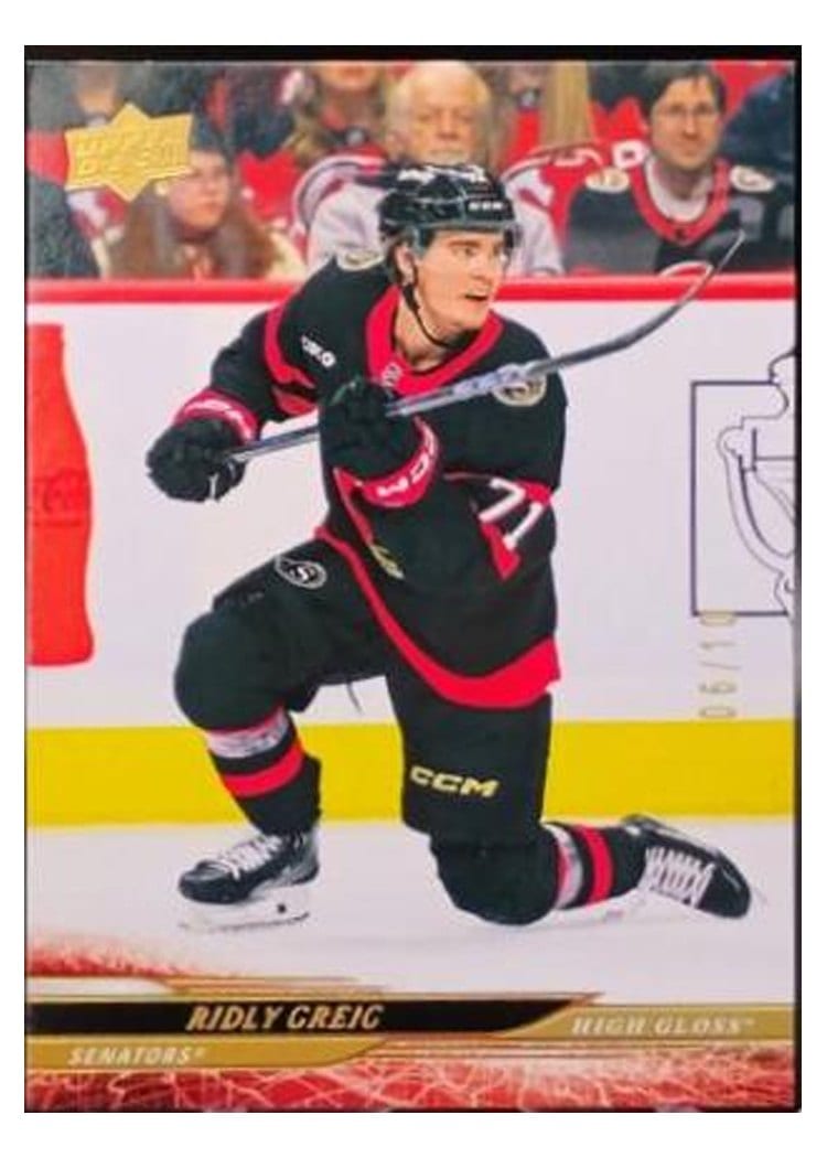 2024-25 Upper Deck Base Set Ridly Greig #131 card