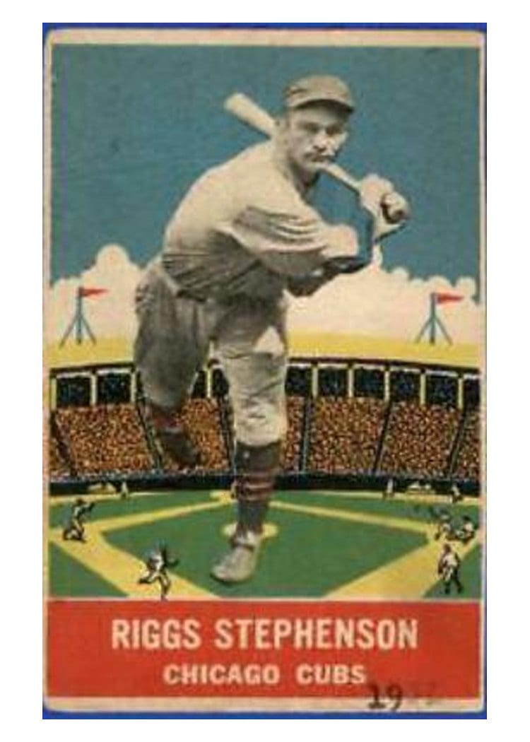 1933 DeLong Riggs Stephenson #15 card