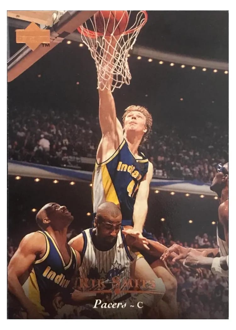 1995 Upper Deck Rik Smits #18 card