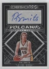 2021-22 Panini Obsidian Volcanic Signatures Rik Smits #VS-RIK card