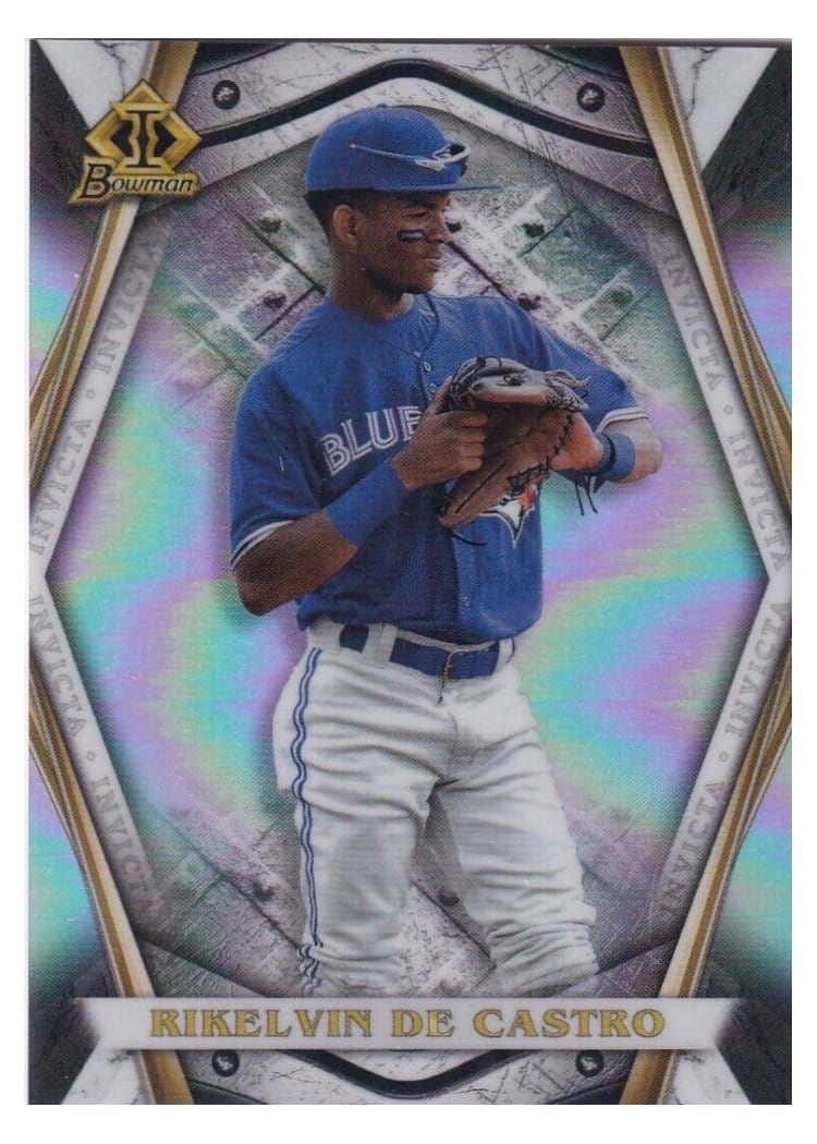 2022 Bowman Chrome Invicta Rikelvin De Castro #BI-14 card