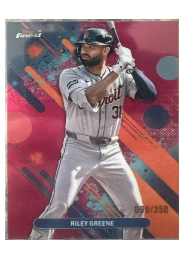2025 Finest Base Set Riley Greene #63 card