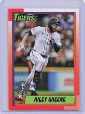 2025 Topps 1990 Topps Baseball (Series One) Riley Greene #T90-44 card