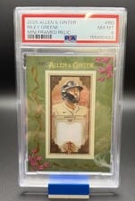 2025 Topps Allen & Ginter Allen & Ginter Mini Framed Relics Riley Greene #MFR-RG card