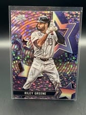 2025 Topps Cosmic Chrome StarFractor Riley Greene #SF-24 card