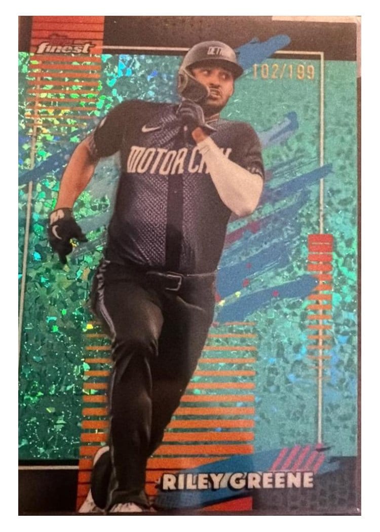 2026 Topps Finest Riley Greene #108 card