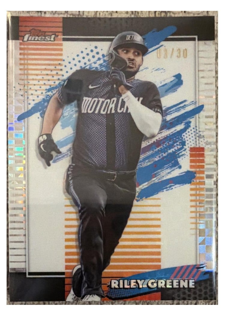2026 Topps Finest Riley Greene #108 card