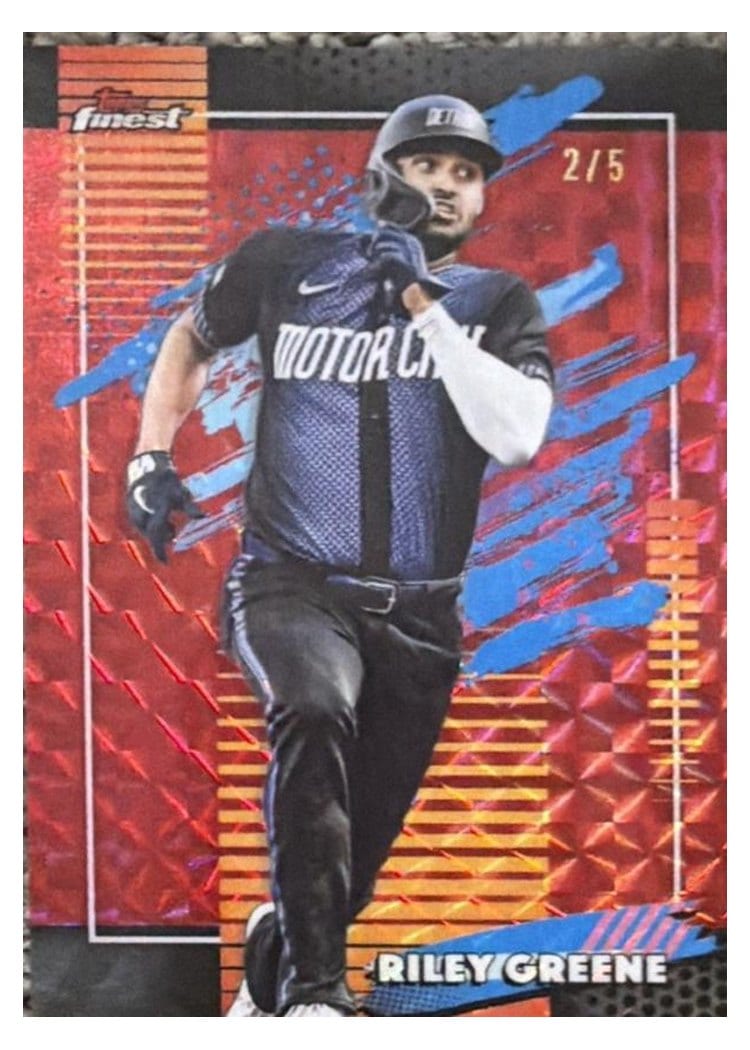 2026 Topps Finest Riley Greene #108 card