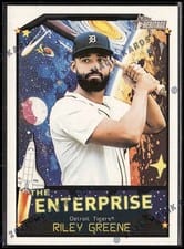 2026 Topps Heritage The Enterprise Riley Greene #TE-RG card