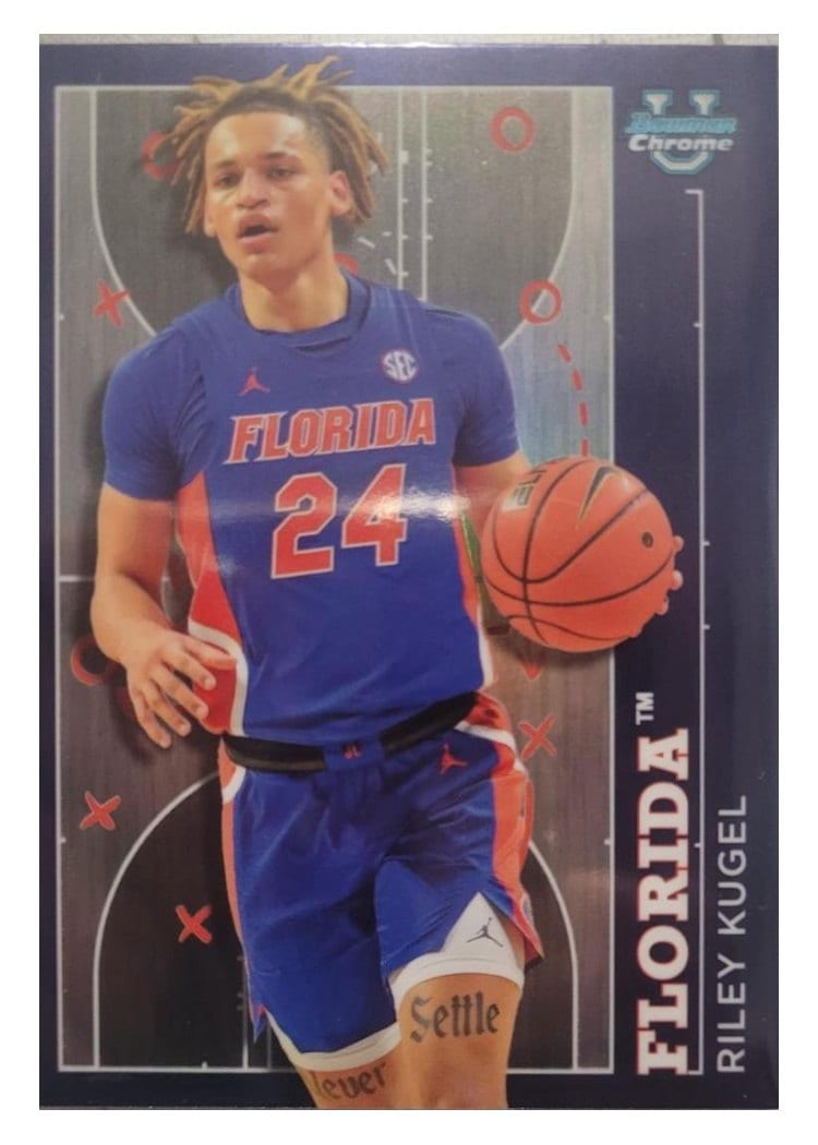 2023-24 Bowman University Chrome Prodigal Playmakers Riley Kugel #PP-14 card