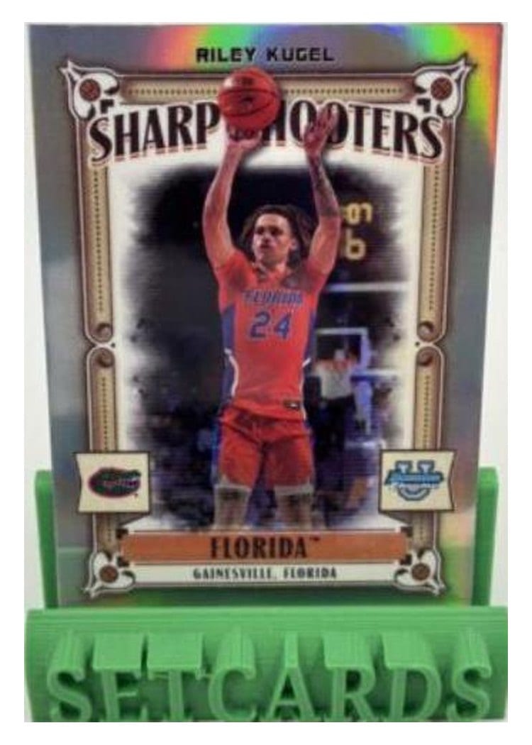 2023-24 Bowman University Chrome Sharp Shooters Riley Kugel #SS-12 card