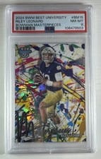 2024 Bowman University Best Bowman Masterpieces Set Riley Leonard #BM-15 card