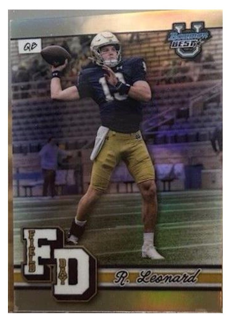 2024 Bowman University Best Field Day Set Riley Leonard #FD-13 card