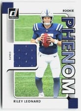 2025 Donruss Rookie Phenom Jerseys Riley Leonard #RPJ-RLD card