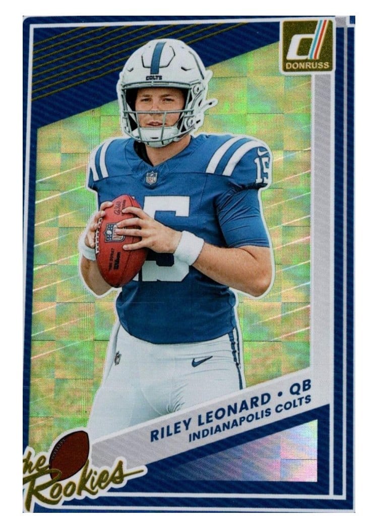 2025 Donruss The Rookies Riley Leonard #28 card