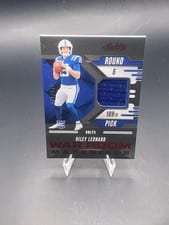 2025 Panini Absolute War Room Materials Riley Leonard #WRM-RLD card