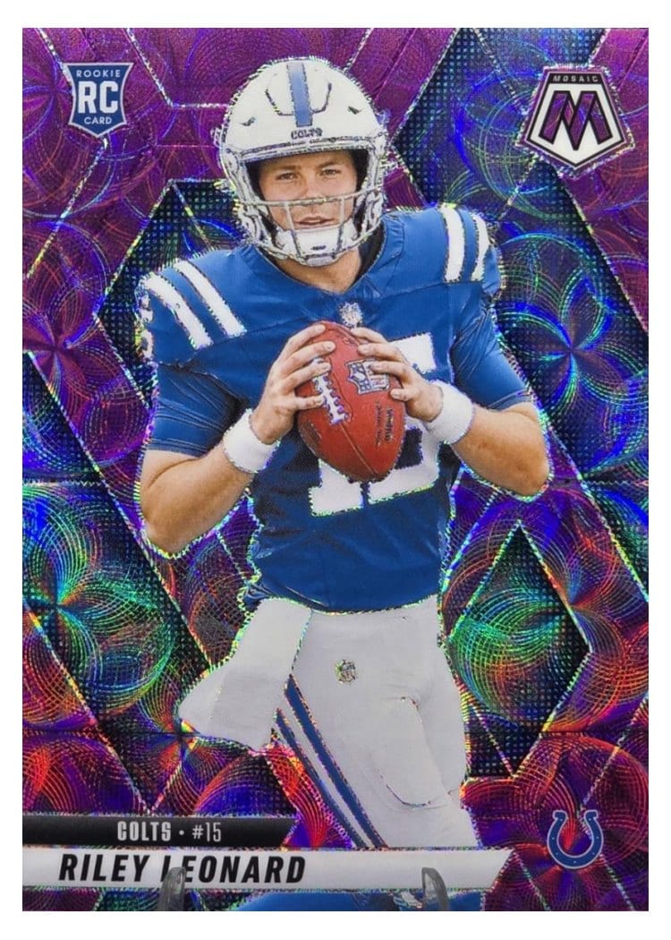 2025 Panini Mosaic Base Set Riley Leonard #372 card