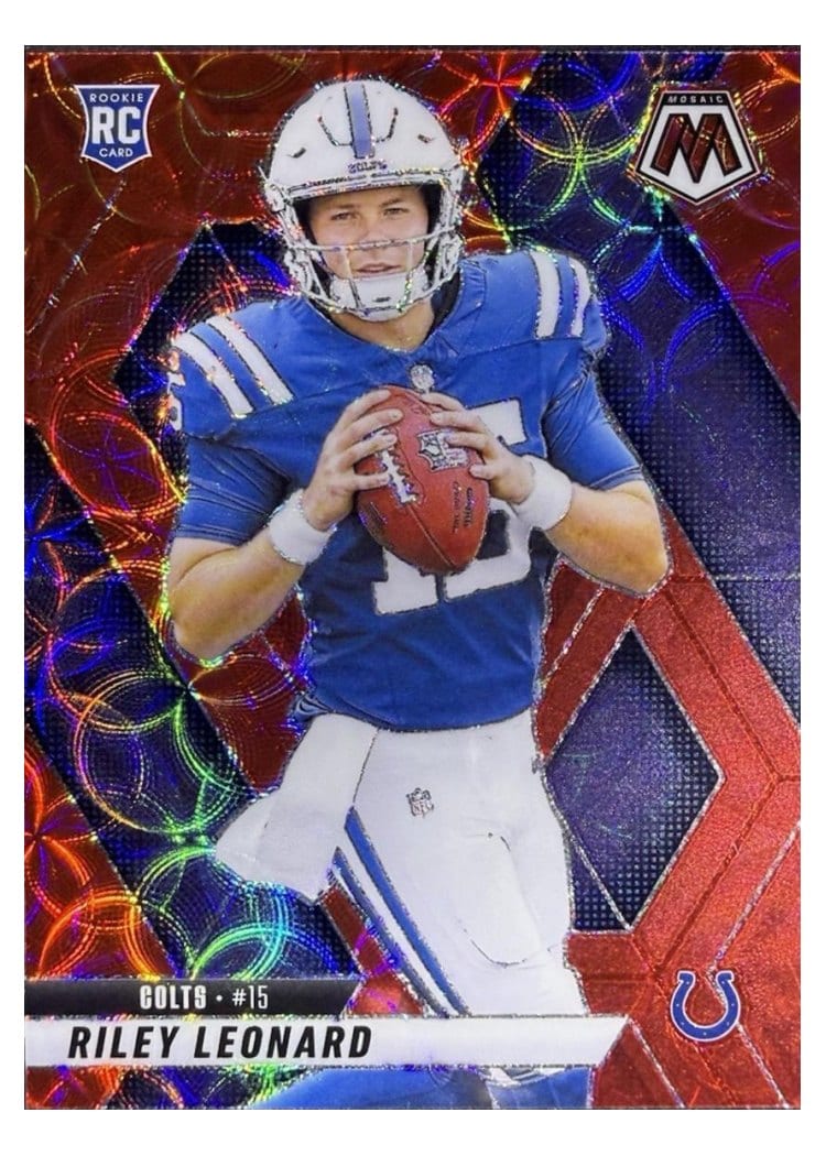 2025 Panini Mosaic Base Set Riley Leonard #372 card