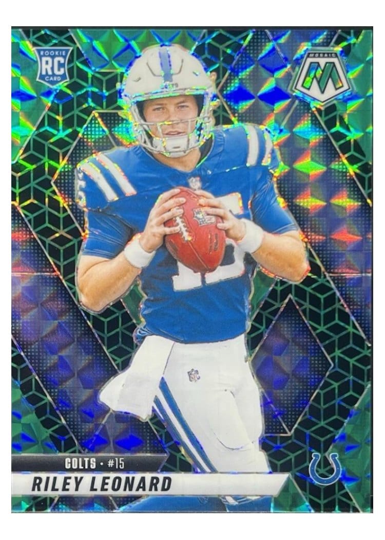 2025 Panini Mosaic Base Set Riley Leonard #372 card
