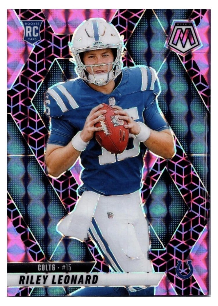 2025 Panini Mosaic Base Set Riley Leonard #372 card