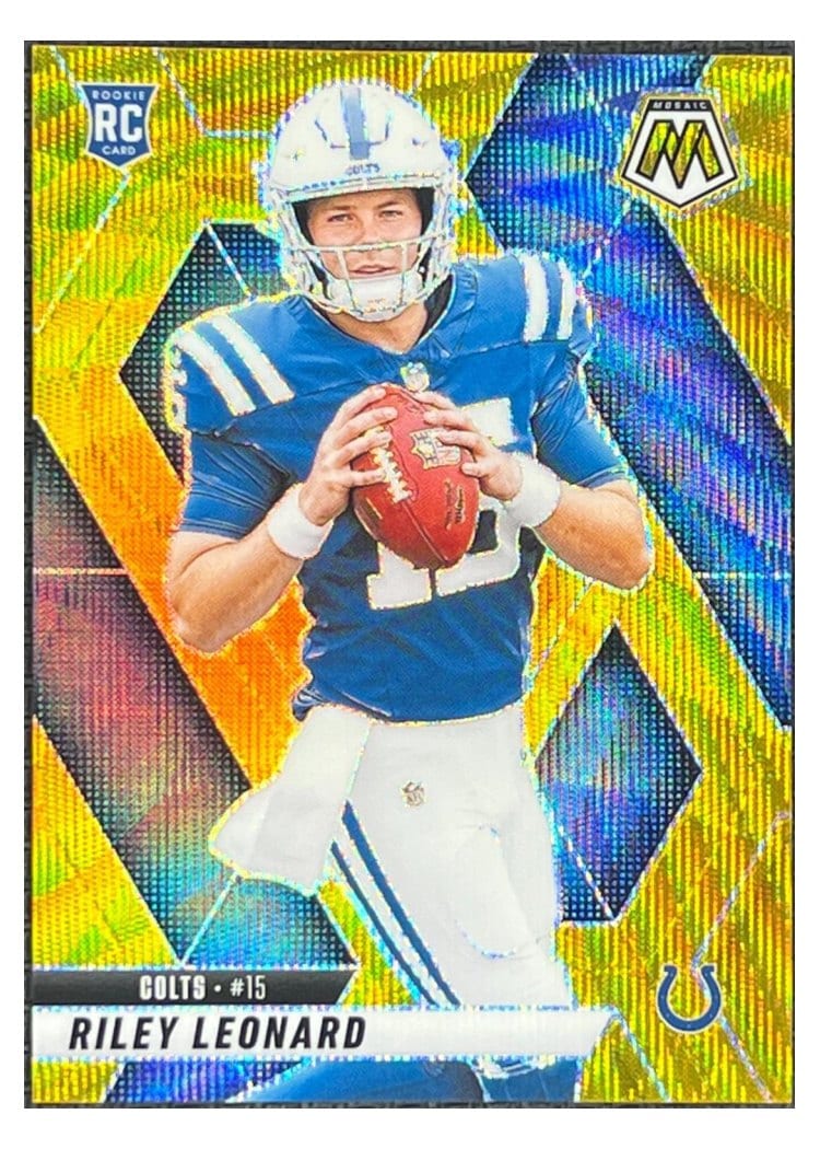 2025 Panini Mosaic Base Set Riley Leonard #372 card