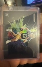 2025 Panini Prizm Draft Picks Black Color Blast Riley Leonard #10 card