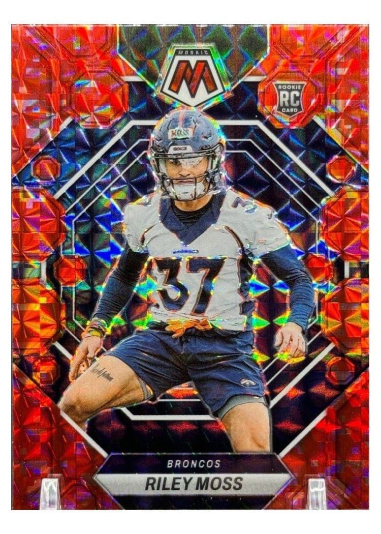 2023 Panini Mosaic Base Set Riley Moss #358 card