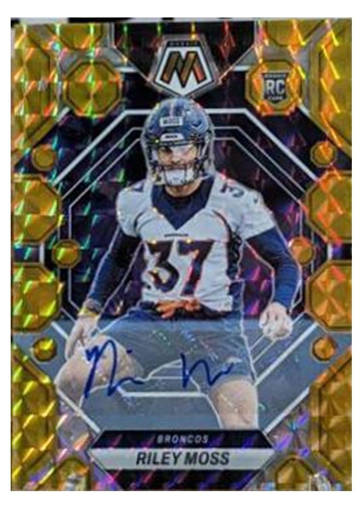 2023 Panini Mosaic Base Set Riley Moss #358 card