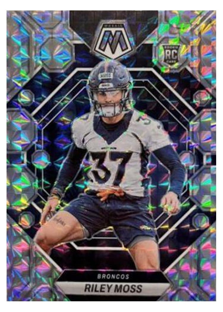 2023 Panini Mosaic Base Set Riley Moss #358 card