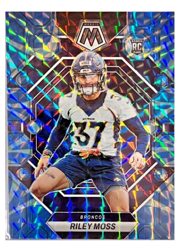 2023 Panini Mosaic Base Set Riley Moss #358 card