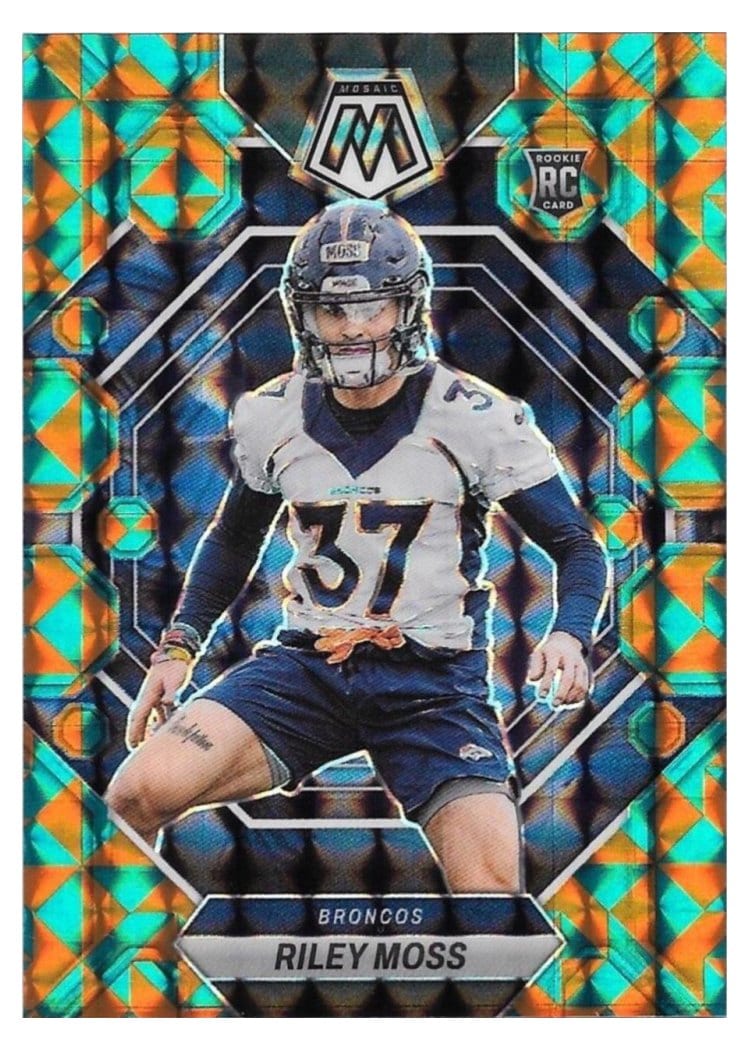 2023 Panini Mosaic Base Set Riley Moss #358 card