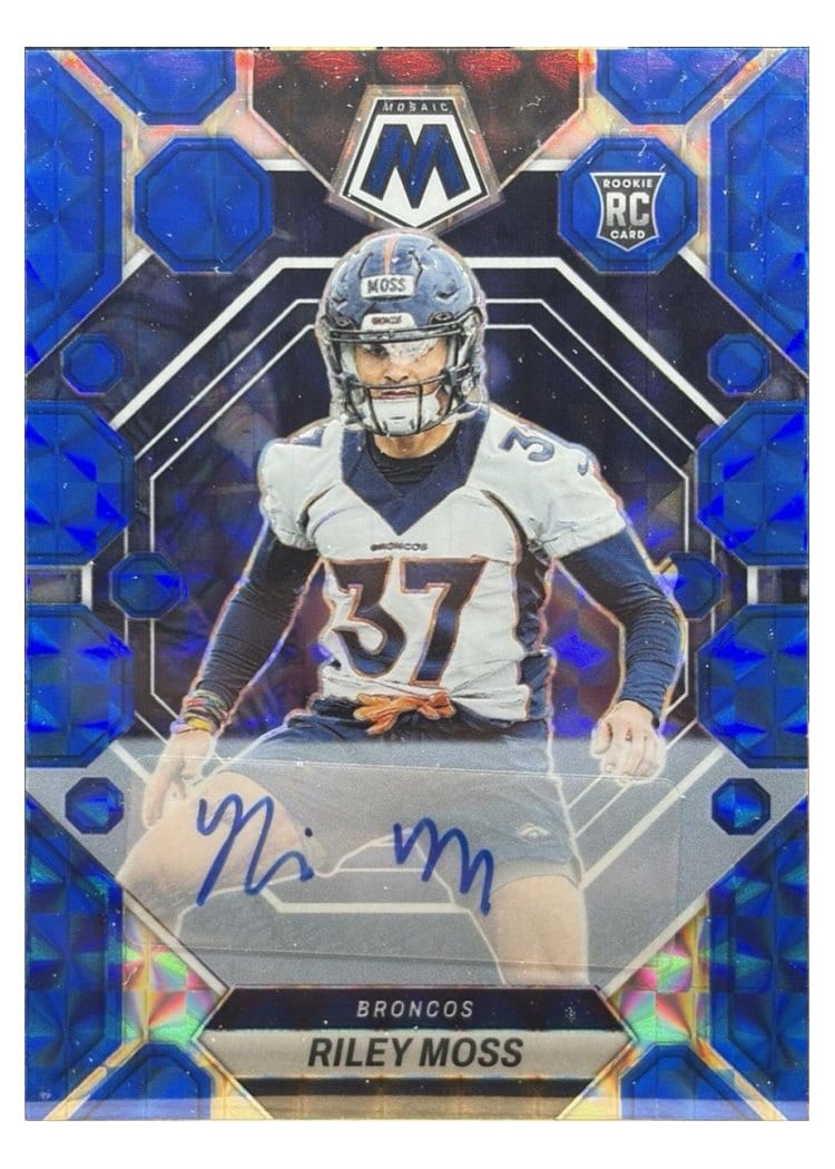 2023 Panini Mosaic Base Set Riley Moss #358 card