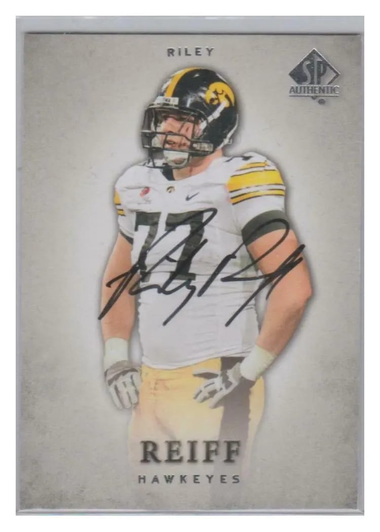 2012 SP Authentic Riley Reiff #82 card