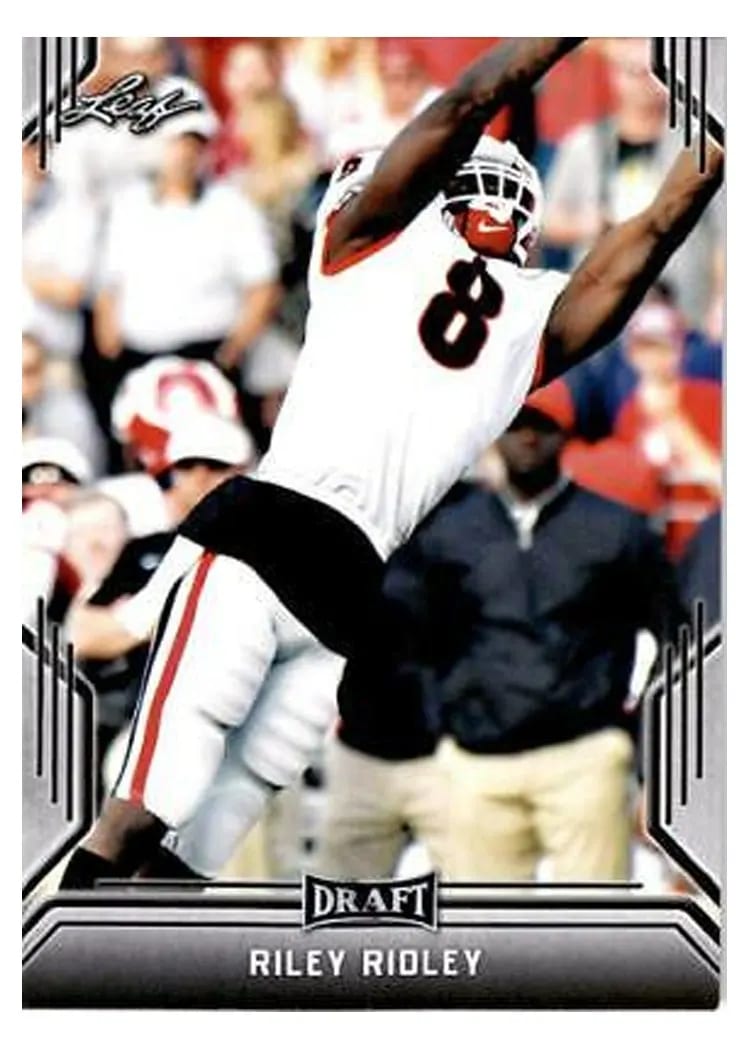 2019 Leaf Draft Riley Ridley #62 card
